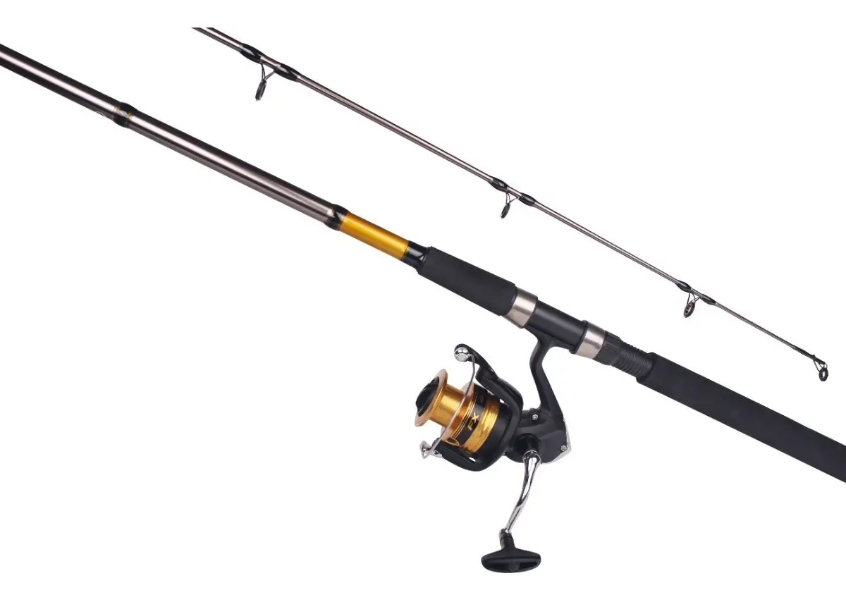 Combo Shimano Fxs 9 Pies Carrete Shimano Fx4000 Orilla